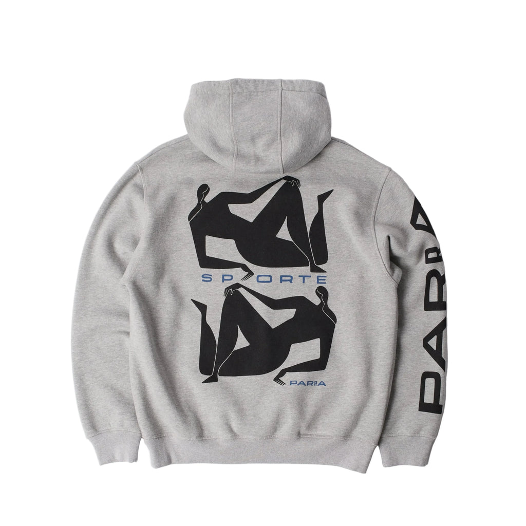 Parra Sporte Hooded Sweatshirt - Heather Grey