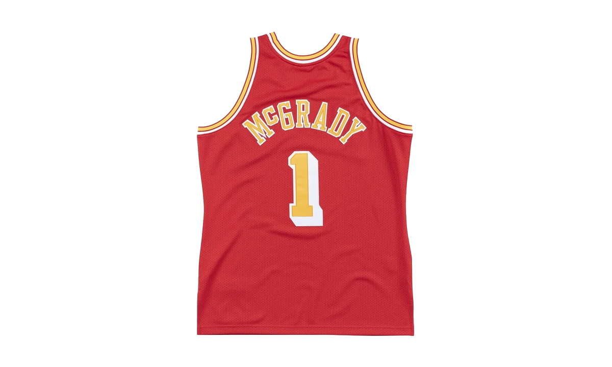 NBA Tracy McGrady Authentic Jersey "2004 Houston Rockets - Scarlet" AJY4CP18178 HROSCAR04TMC