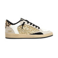 Quinn Glitter Cheetah Lace Up Sneakers