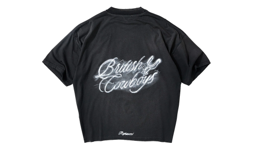 British Cowboys SS Tee "Stained Black" MLM100592-SB