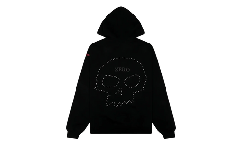 Dane Studded Full Zip Hoodie "Zero - Black" P26SPZ002-BLK
