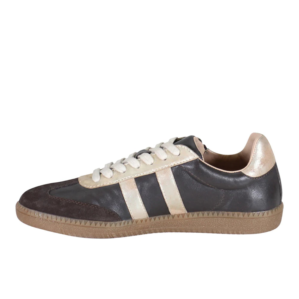 To Paz Metallic Lace Up Sneakers