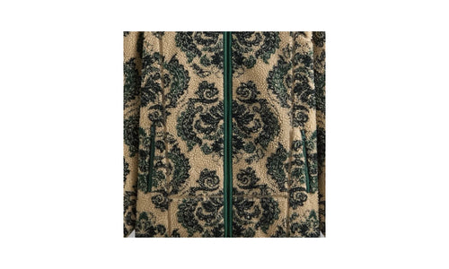 Damask Floral Sherpa Harper Jacket "Eternal" KHM010821 246