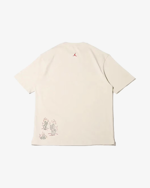 TRAVIS SCOTT X AIR JORDAN FLIGHT GRAPHIC CREAM TEE