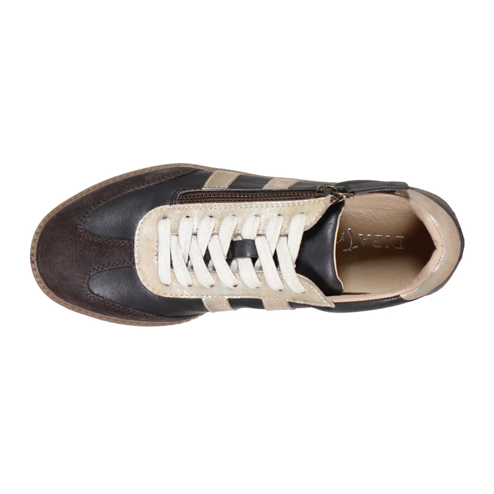 To Paz Metallic Lace Up Sneakers