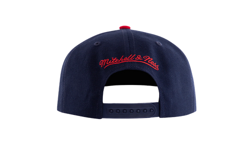 NBA Hardwood Classics Team 2 Tone 2.0 Snapback Cap "Brooklyn Nets - Navy / Red" HHSS3267 NJNYYPPPNYRD