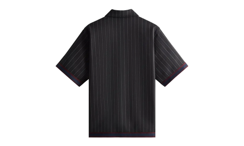 Pinstripe Woodpoint Shooting Shirt "Black" KHM031018 001
