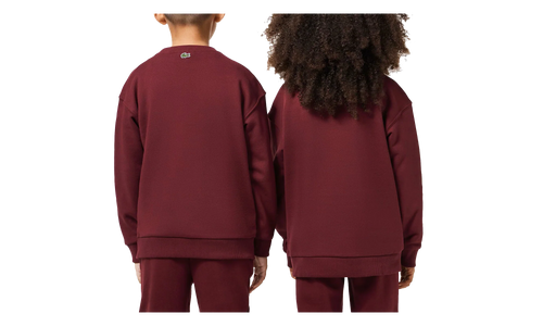 Signature Print Fleece Sweatshirt GS "Bordeaux" SJ1231 YUP