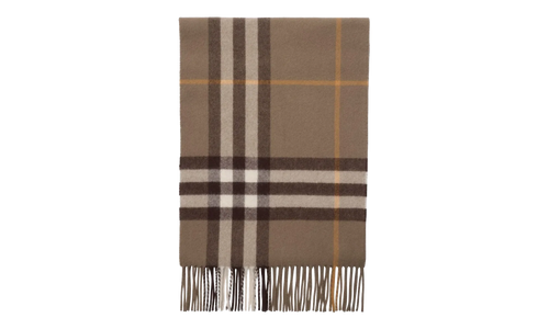 MU Giant CHK Scarf "Vole Brown" 8112647