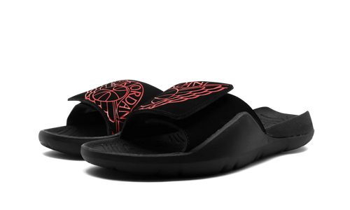 Jordan Hydro 7 "BLACK / UNIVERSITY RED-BLACK" AA2517 062