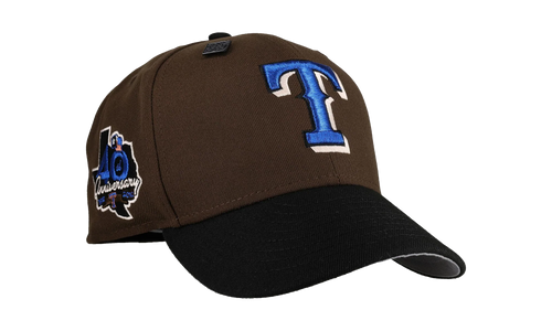 59FIFTY Texas Rangers 40th Anniversary Fitted Hat "Walnut / Black" NE396
