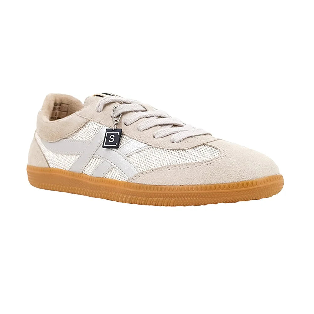 Sasha Metallic Lace Up Sneakers