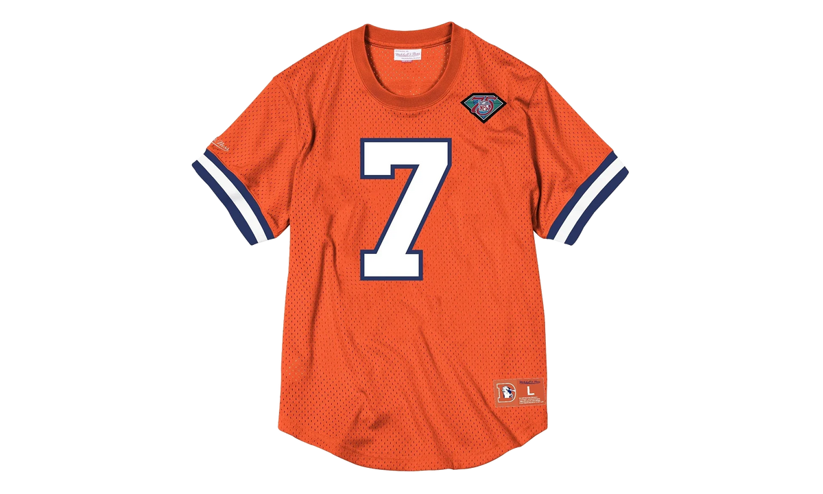 NFL Name & Number Mesh Crew Neck Shirt "Denver Broncos - Orange" NNMPMG18061 DBRORAN94JEL