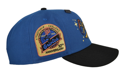 59FIFTY Baltimore Orioles 30th Anniversary Fitted Hat "Blue / Black Celestial" NE434