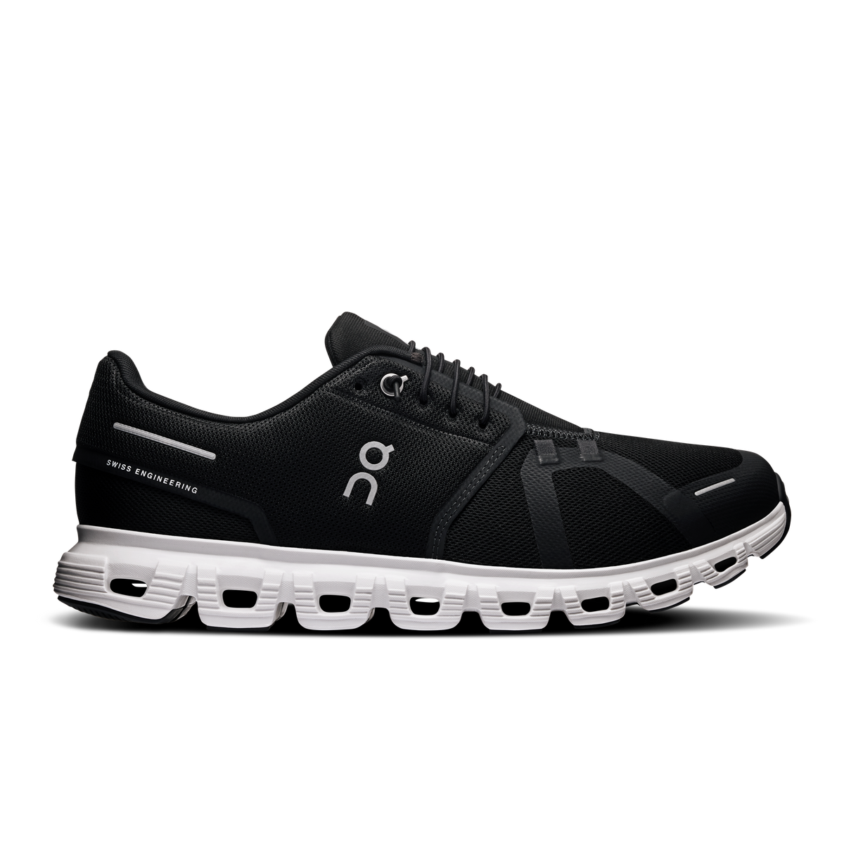 Men's Cloud 6 Wide in Black/White