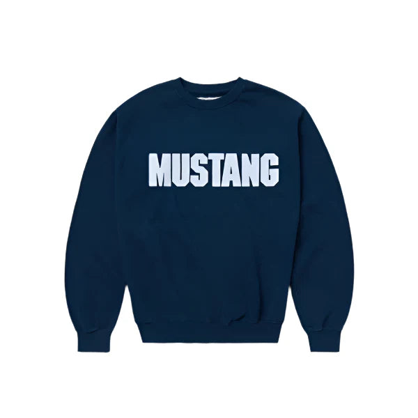 One Of These Days Mustang Crewneck - Sunfaded Navy