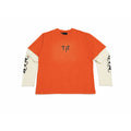 RTA "Loris" Double Layered Long-Sleeve Tee - "Orange"