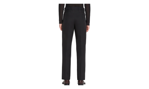 BELTED STRAIGHT LEG TROUSERS "Black" RM TR0011 5678 E23 10
