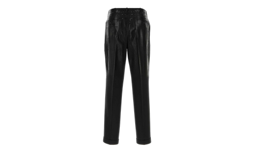 Coated Pleated Trousers "Black" S50KA0702M35745900