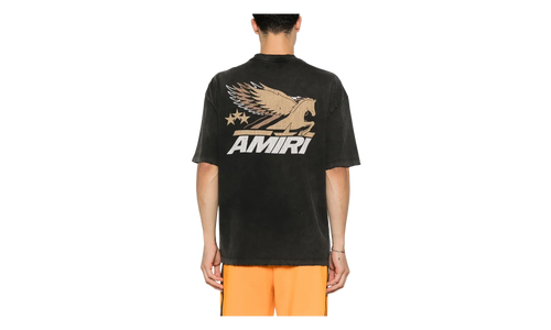 Vintage Pegasus Logo Short Sleeve T-Shirt "Black" AMJYTE1142 001