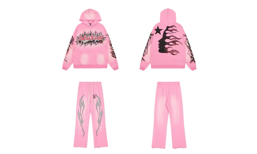 Brainwashed Without Brain Hoodie and Sweatpants (Full Set) "Pink" HSR132