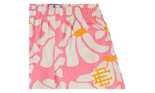 EE BASIC SHORT "SS24 - Pink Daisies/Yellow" EE783
