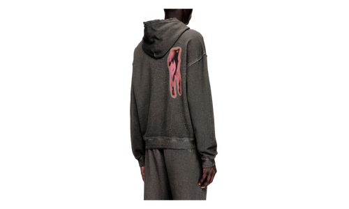 Treated Cotton Fleece Hoodie "Grey" A211940DCCD9CBA