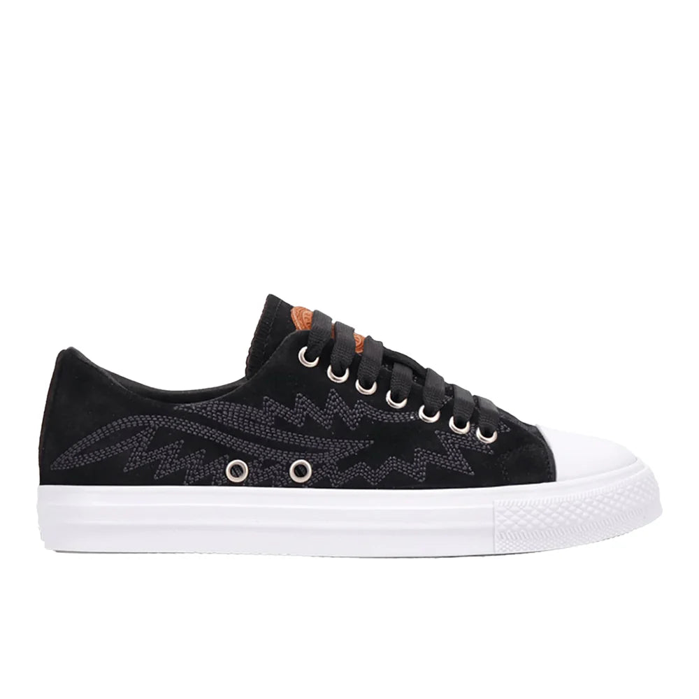 Campus Embroidered Lace Up Sneakers