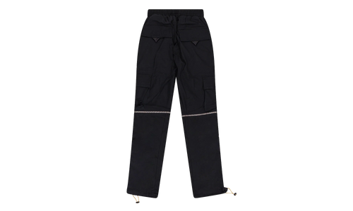 Knee Zip Cargo Pants "Black" BKZ001