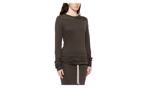 Rick Owens Knitted Girder Long-Sleeve T-shirt WMNS "Dark Dust" MON42