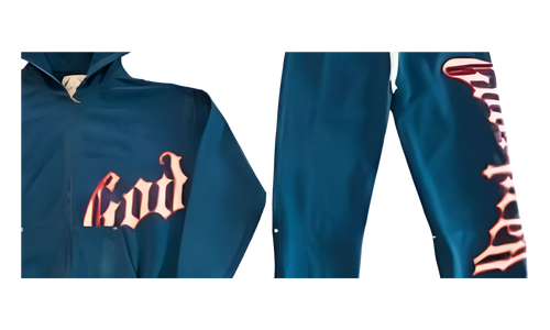 OG Logo Sweatsuit "Deep Water Blue / Red" GS057