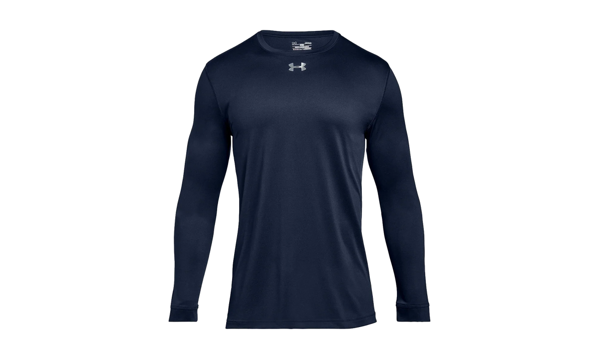 Locker Tee 2.0 Long Sleeve Shirt "Midnight Navy / Metallic Silver" 1305776 410