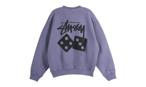 Dice Pig Dyed Crew Sweatshirt "GRAPE" 1915077 GRPE