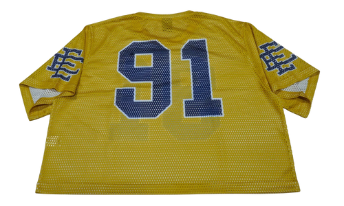 EE CROPPED JERSEY CORE MESH "Yellow/ Navy" EE745