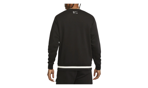 Air Swoosh Fleece Crewneck Sweatshirt "Black" FN7692 010