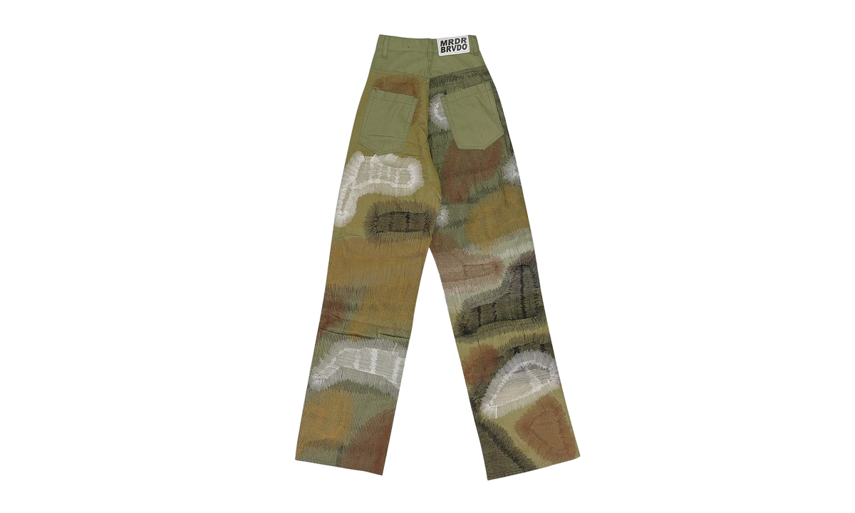 Camouflage Embroidery Pant "Green" 11200600011AW23