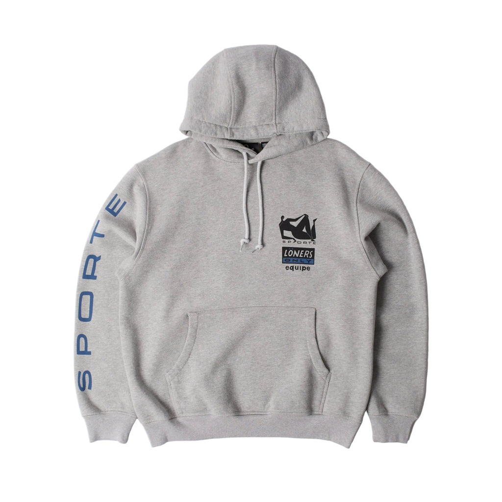 Parra Sporte Hooded Sweatshirt - Heather Grey