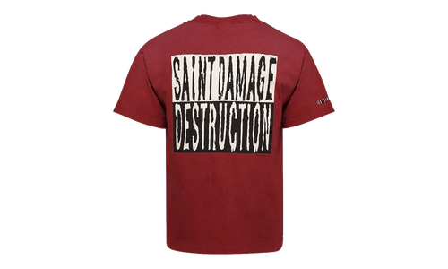 Damage Destruction T-Shirt "Burgundy" SMHR80000030