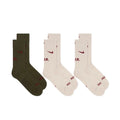 x NOCTA Crew 3 Pack Sock - Multi