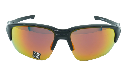 Flak Beta Polarized Sunglasses "Polished Black / Ruby Iridium Polarized" OO9363 14