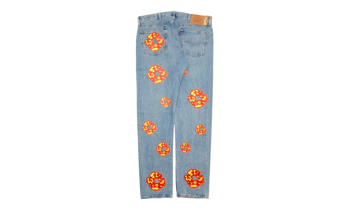 Offset Levi's 501 Cotton Wreath Jeans "Light Wash / Indigo / Multicolor" DT304