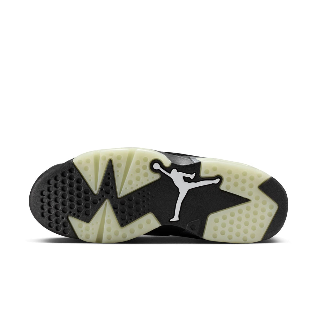 Women's  6 Retro Low - "Black Pony Hair"