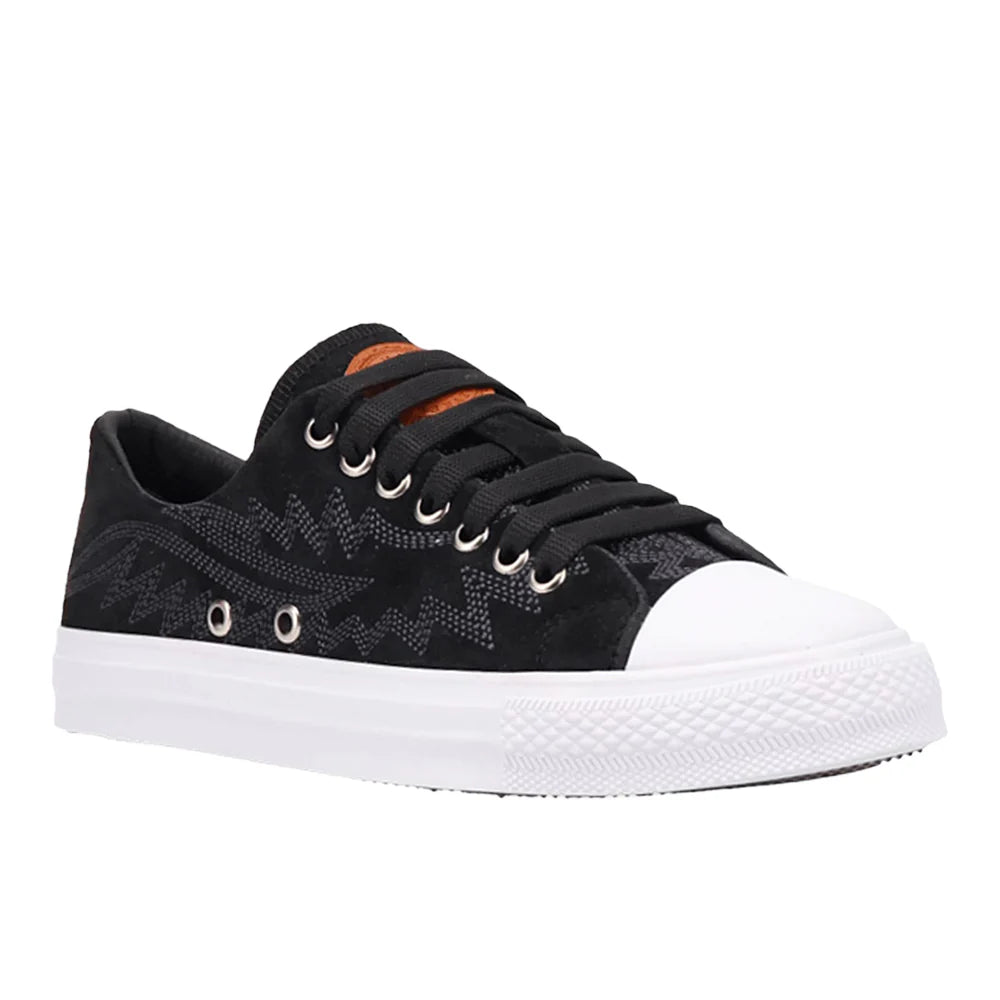 Campus Embroidered Lace Up Sneakers