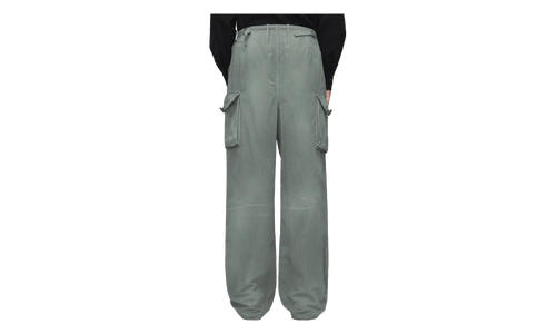 Cotton Blend Cargo Pants "Sage" S50KA0708M356851809