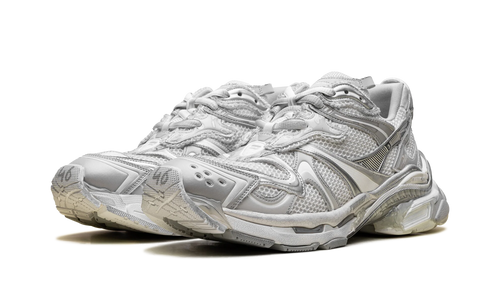 Runner Sneaker "Worn-Out - White Silver" 779066 W3RXP 9110