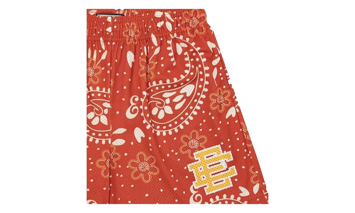 EE Basic Shorts "Red Paisley" EE209