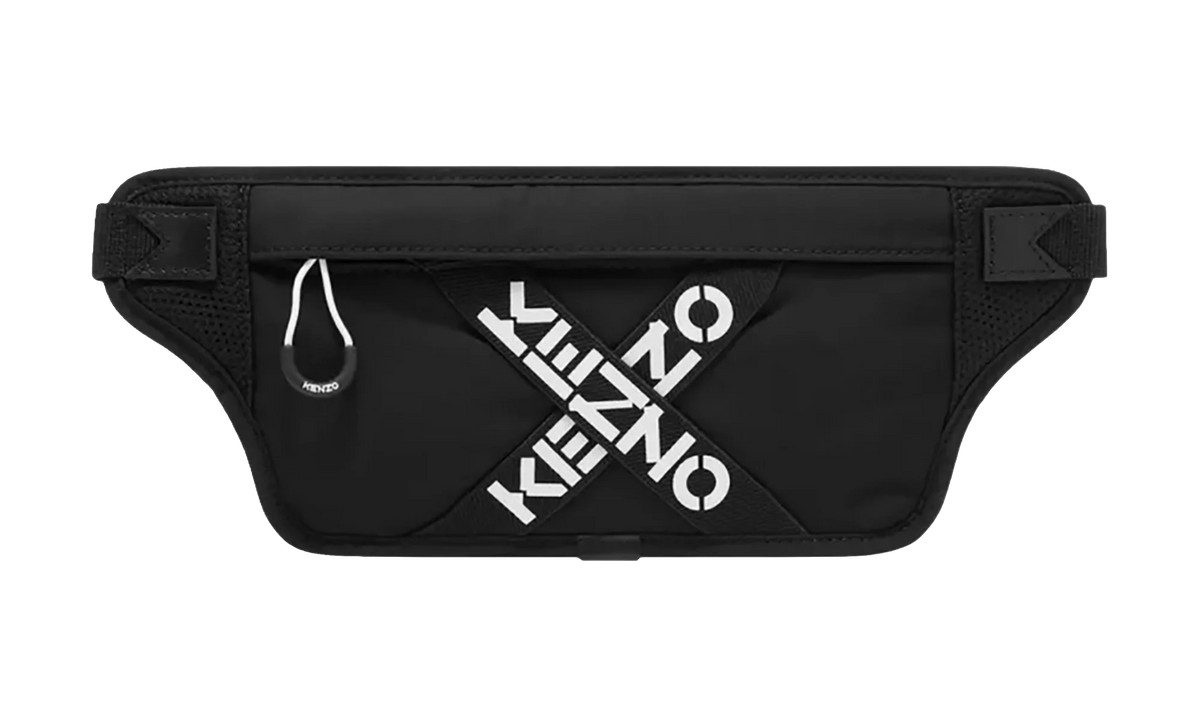 Logo Print Flat Belt Bag "Black" 5SA225 F21 99