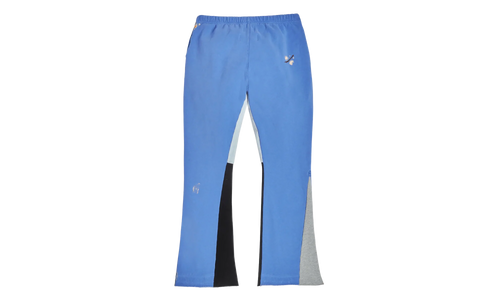 GD Logo Paint Splatter Flare Sweatpants "Royal Blue Black Multi" GD 2131F