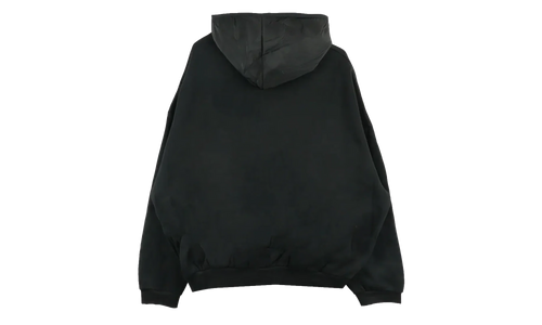 Nylon Fleece Hoodie "Jet Black" 202SP244314F