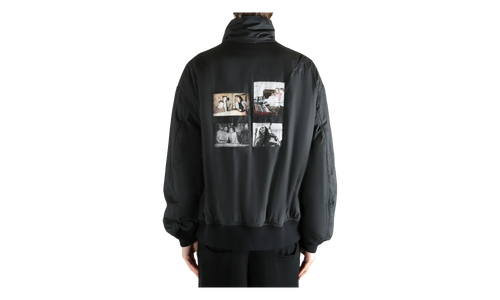 Elastic Hem Cotton Blouson Coat "Black" UC2E4207 BLAC